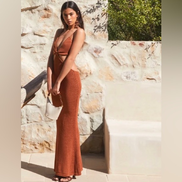 🌺🎉HP🎉🌺 NWT Cult Gaia Serita Dress Amber - Picture 4 of 16